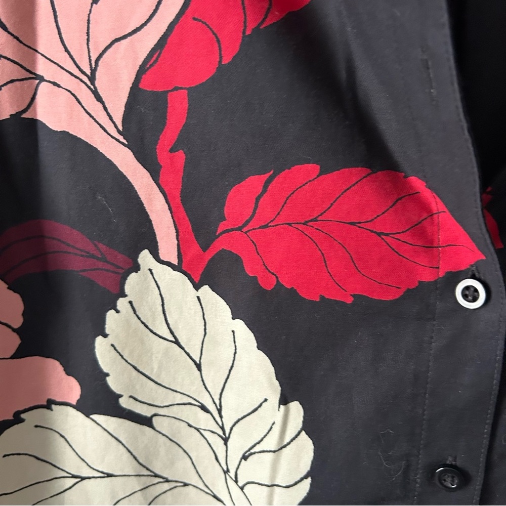 Chicos Wrinkle Resistant Button Front Floral Top … - image 4